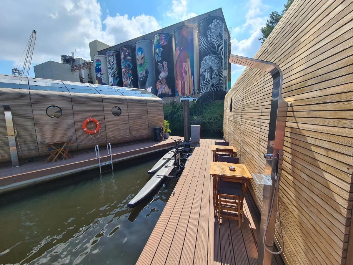 Wikkelboats @ Tramkade Den Bosch Villa Orthen Ngoại thất bức ảnh